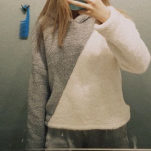 fluffy sweater